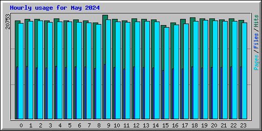 Hourly usage for May 2024